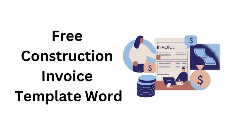 Free Construction Invoice Template Word Featured