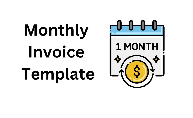 Monthly Invoice Template Featured Images