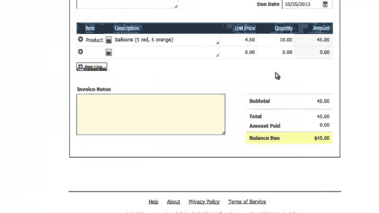 Aynax Invoice Template invoice example