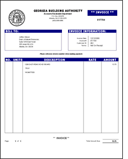 Billing Invoice Template for Excel
