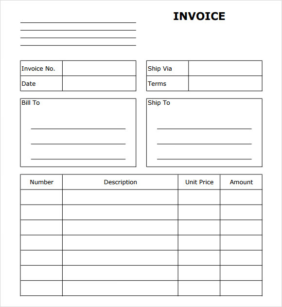 Billing Templates. invoice template for word. free sample billing 