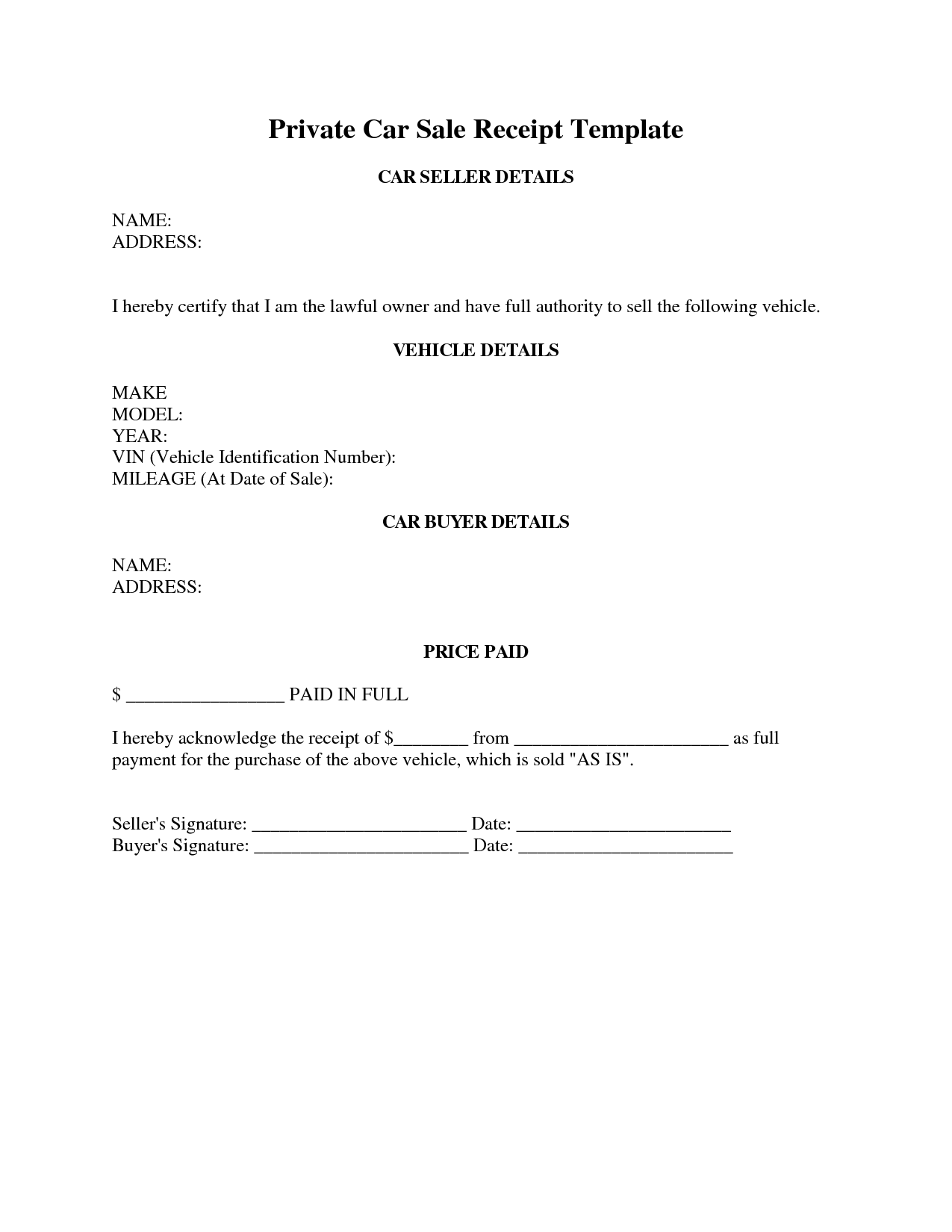 Car Sales Invoice Template Uk Invoice Example