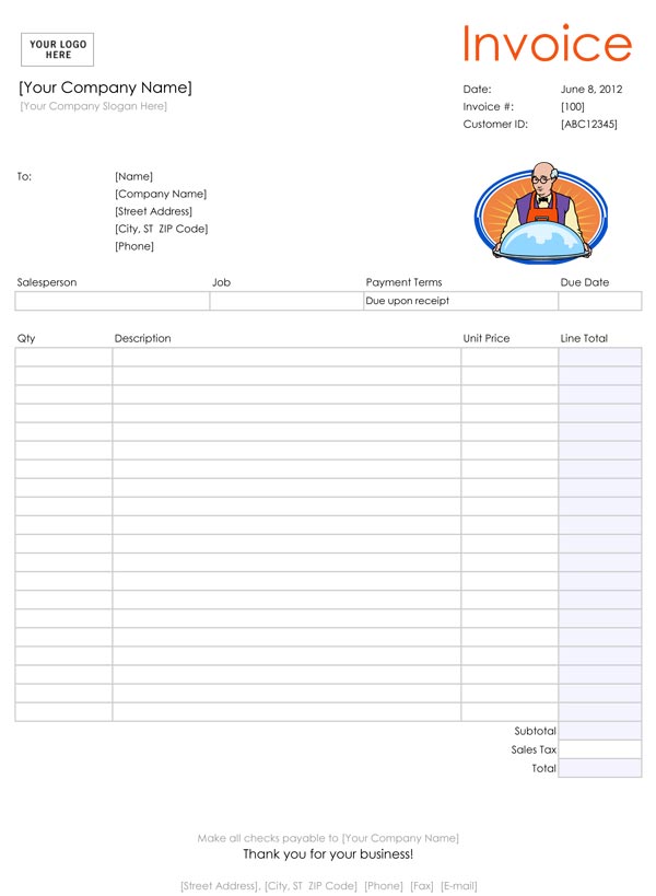 28 Catering Invoice Templates Free Download Demplates 28 Catering Invoice Templates Free Download Demplates