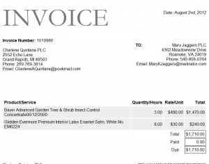 Catering Invoice Template Word Letter Template Business