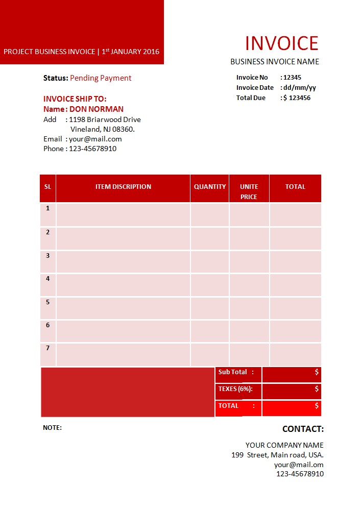 business invoice template in word 2016 business invoice template in word 2016