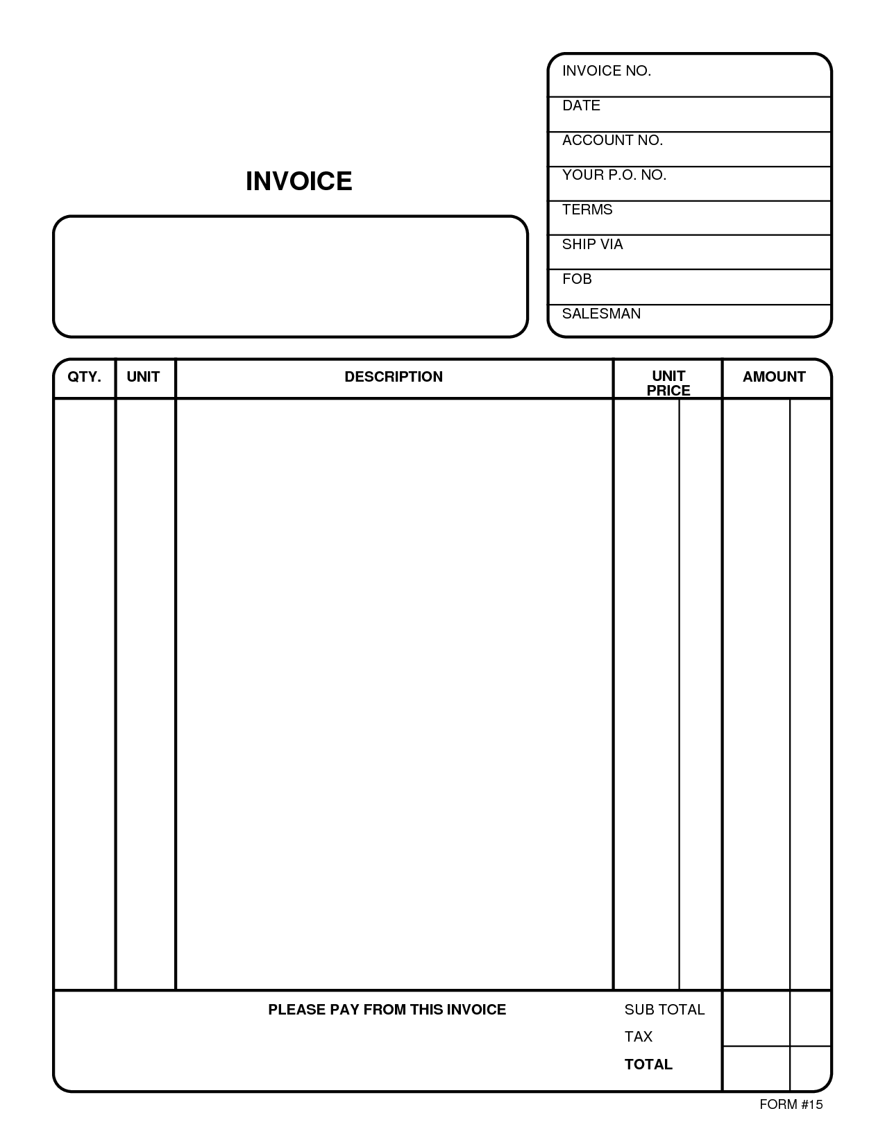 New Zealand Tax Invoice Template Electronic Letter 