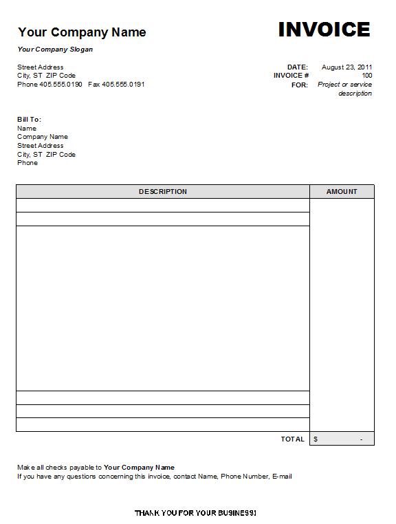 Download Freight Invoice Template For Free Uniform Software 