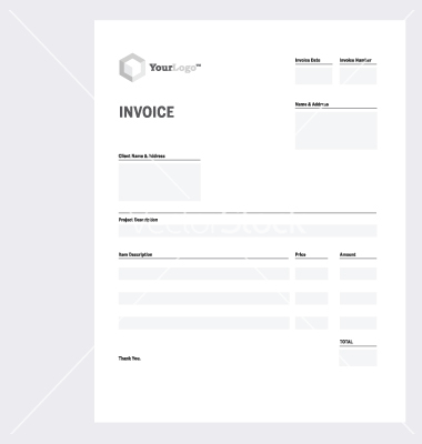 Invoice Template Ai Free Download Dhanhatban.info