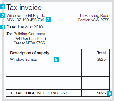 blank tax invoice template australia free tax invoice template 