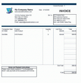 invoice template excel mac
