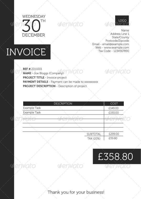 1000+ ideas about Invoice Template on Pinterest | Invoice design 
