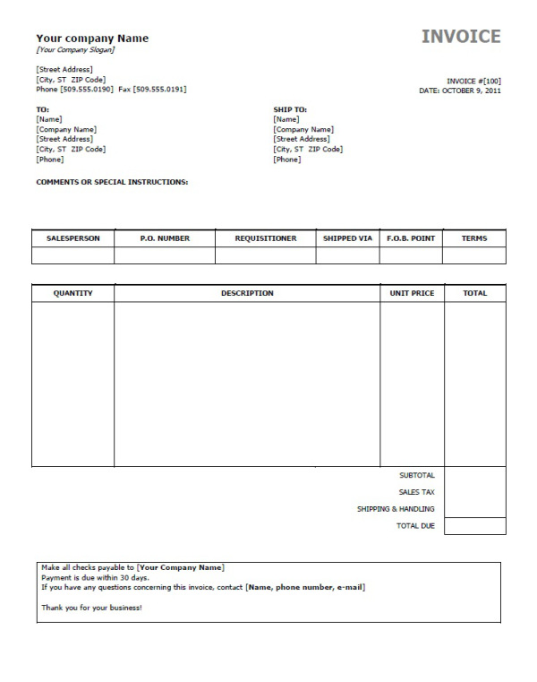 Invoice Template Illustrator Invoice Template 2017 Invoice Template Illustrator Invoice Template 2017