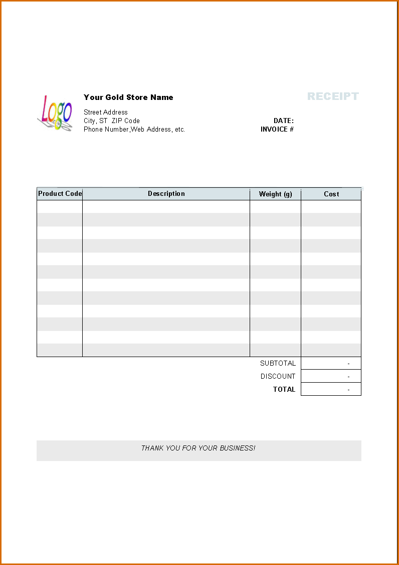 Invoice Template Pages