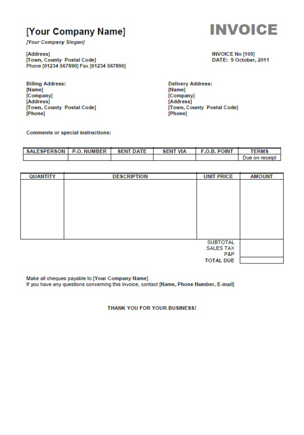 invoice template to pdf blank invoice template 30 documents in 