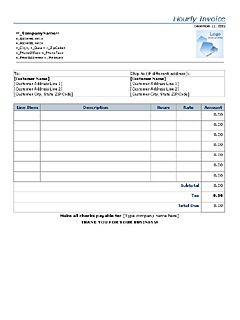 Microsoft Word Invoice Template .doc