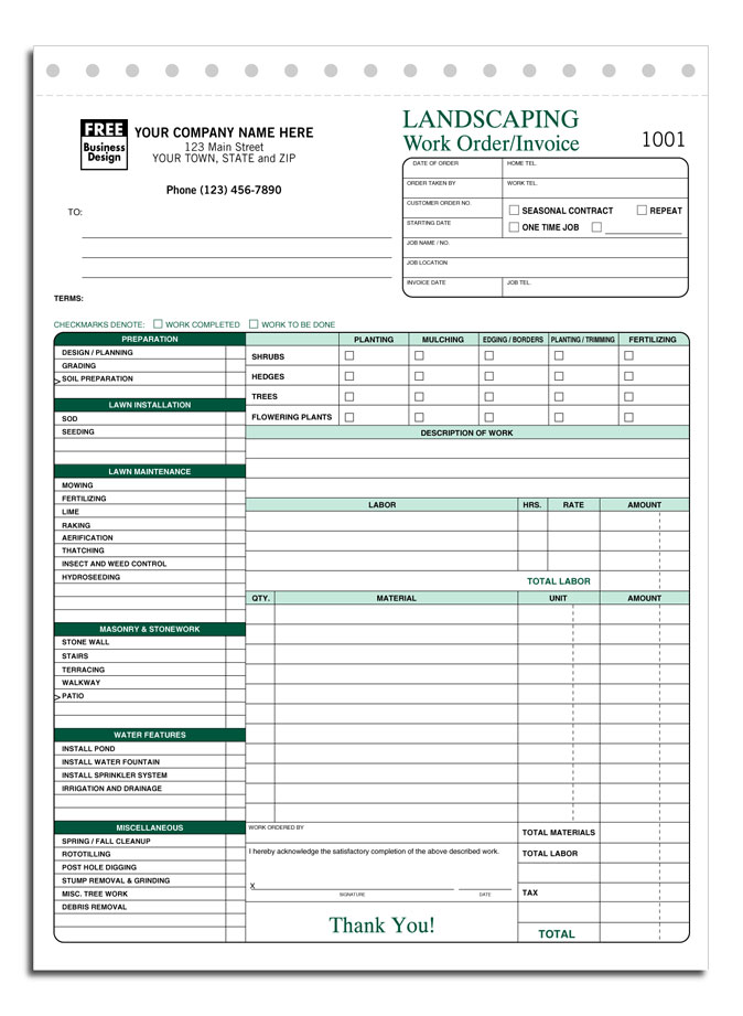 invoice template in word 2010