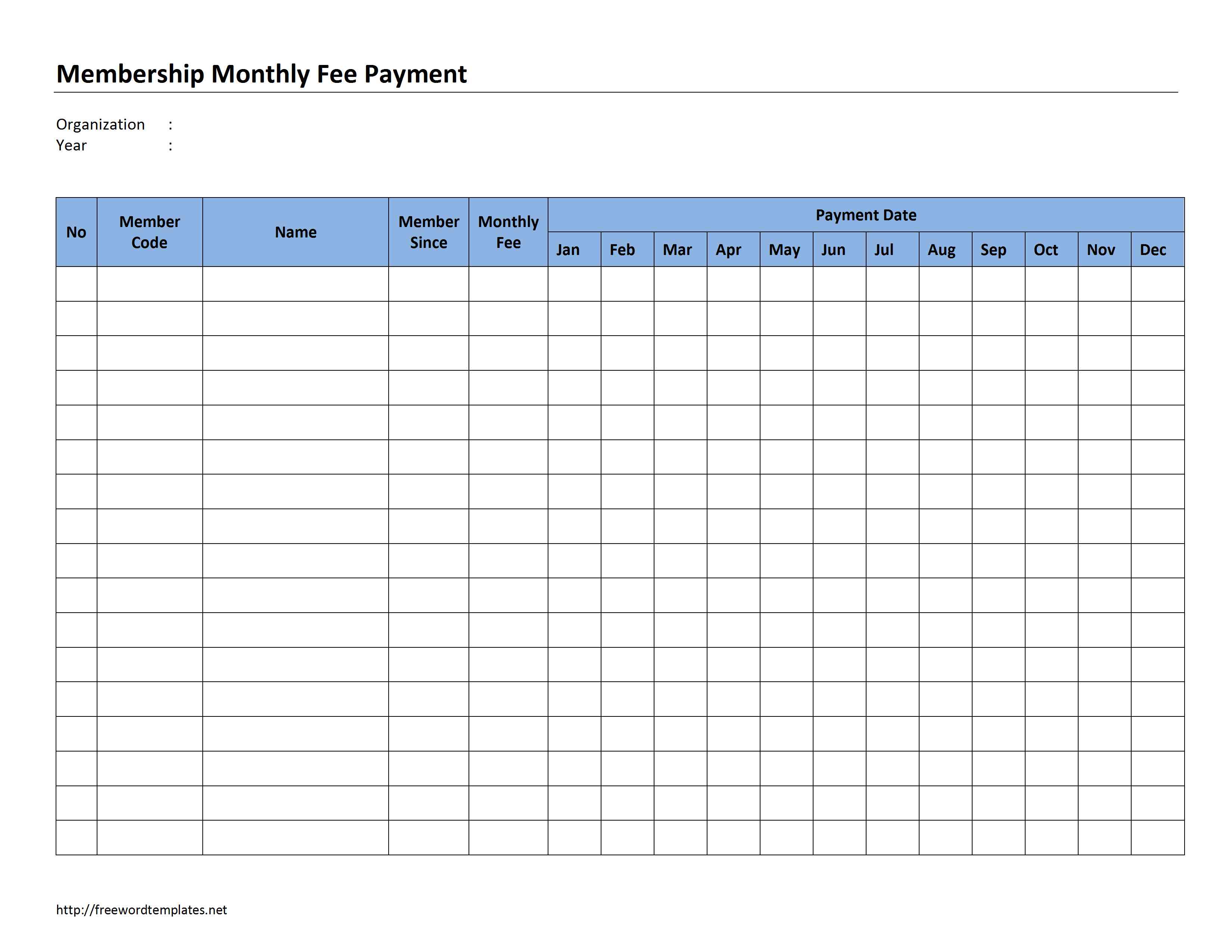 Monthly Invoice Template / Template / Hsbcu