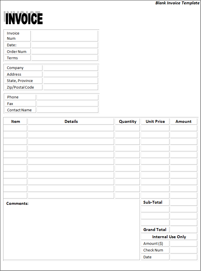 invoice template in word 2003 free word invoice template printable 