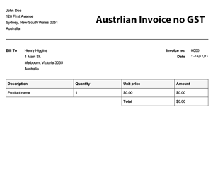 Australian Sole Trader Invoice Template Invoice Template 2017 Australian Sole Trader Invoice Template Invoice Template 2017