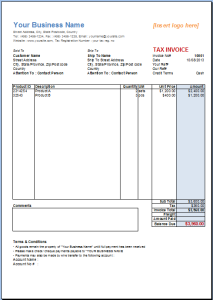 invoice template excel download free | printable invoice template