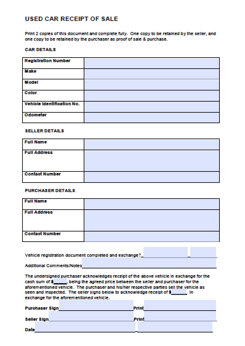 Used Car Invoice Template / Template / Hsbcu Used Car Invoice Template / Template / Hsbcu