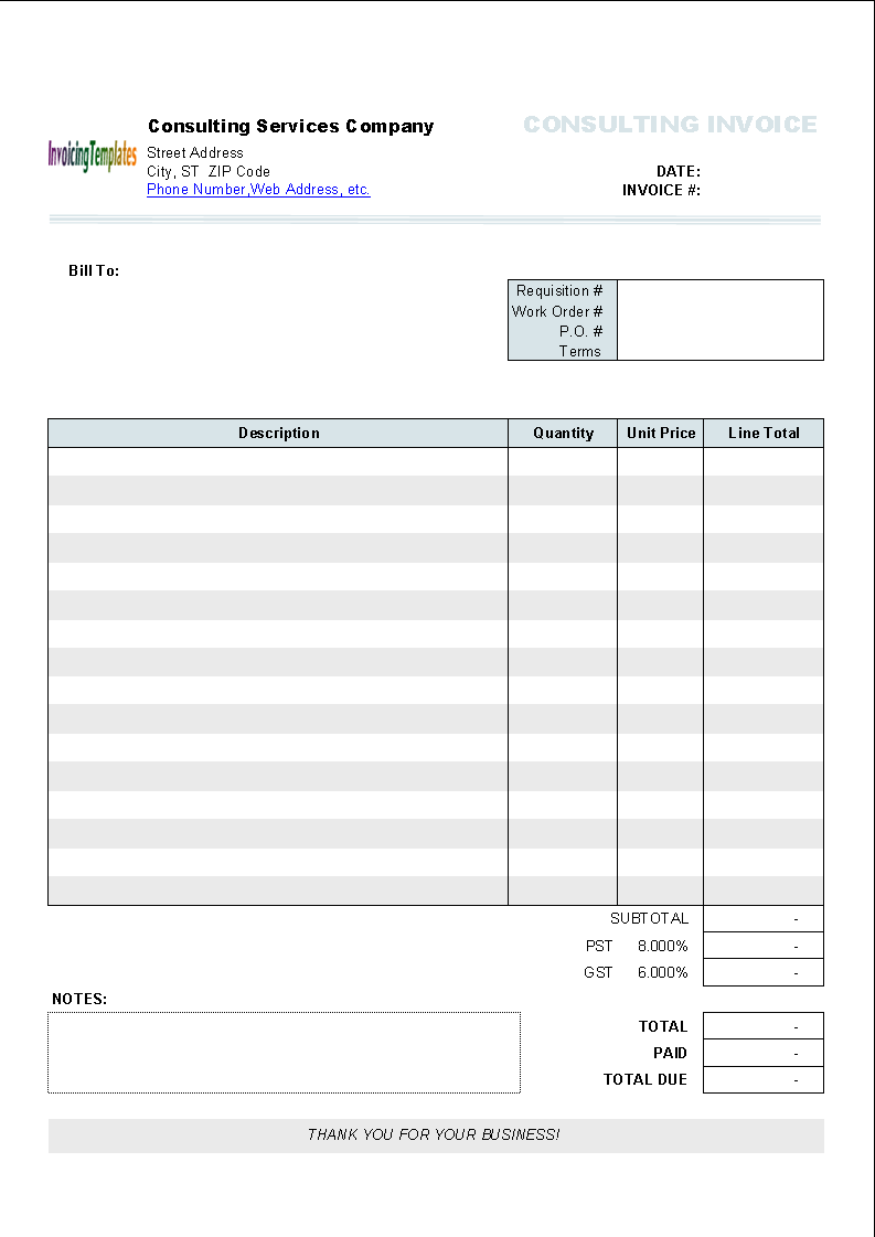 Word Templates For Mac - okgiga Inside Free Invoice Template Word Mac