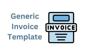 Generic Invoice Template Featured