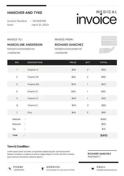 Invoice Template Download Free
