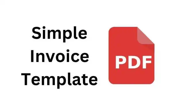 Simple Invoice Template Pdf Featured