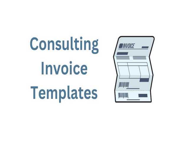 Free Consulting invoice templates