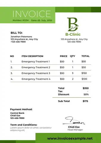 itemized hospital bill example 01