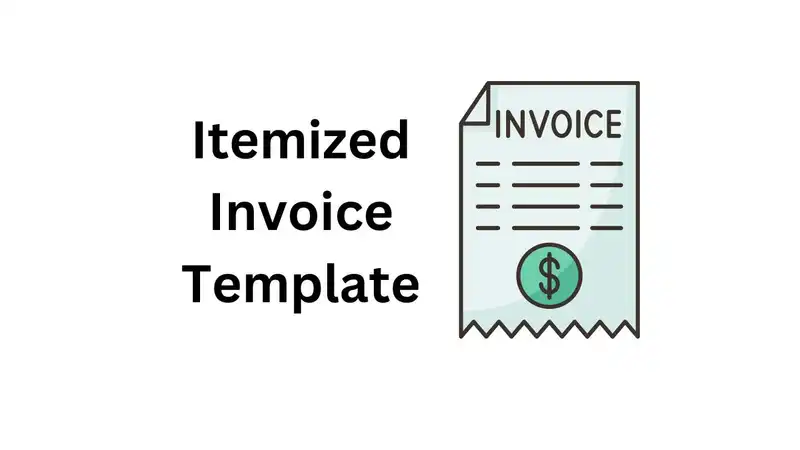 Itemized Invoice Template Featured