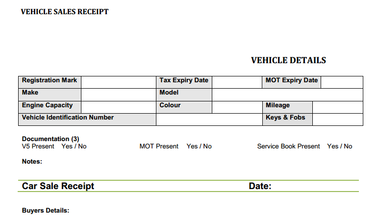Car Sales Invoice Template Uk | invoice example