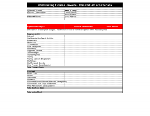 invoice excel landlord bill Microsoft word free example pdf form