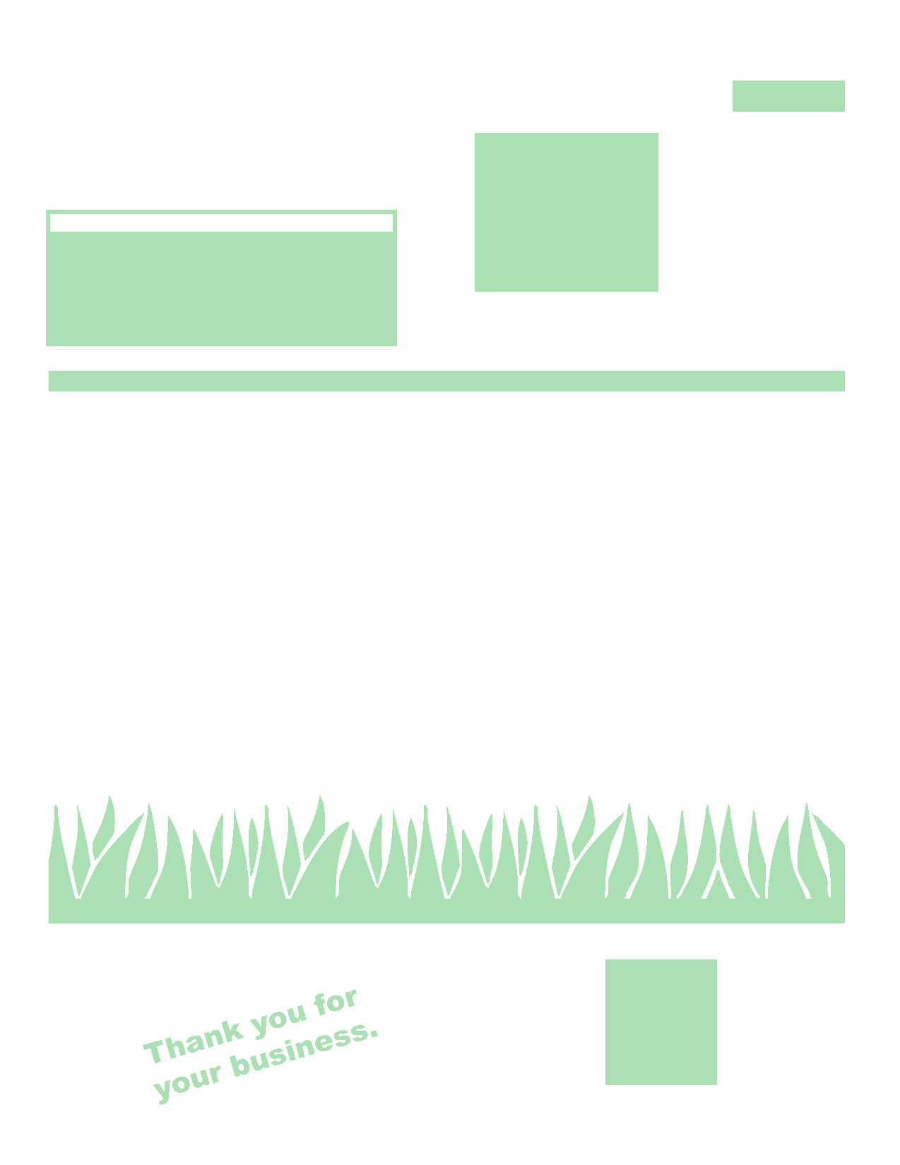 Blank Printable Lawn Care Invoice Template - Printable Template Calendar io