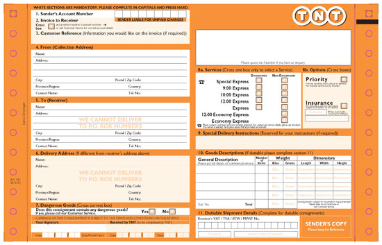 dhl express invoice generator