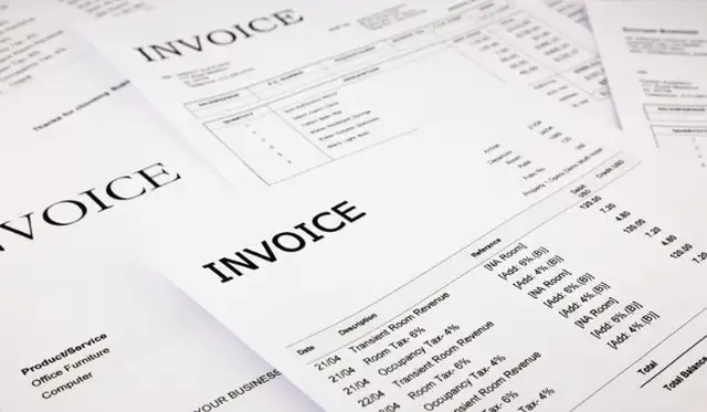 Hotel Invoice Template Doc Featured